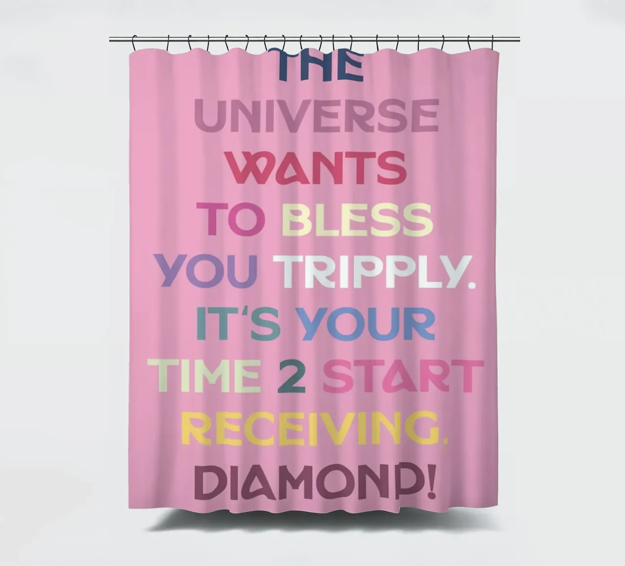 💖✨🪽 shower curtain by MENTHE SAUVAGE