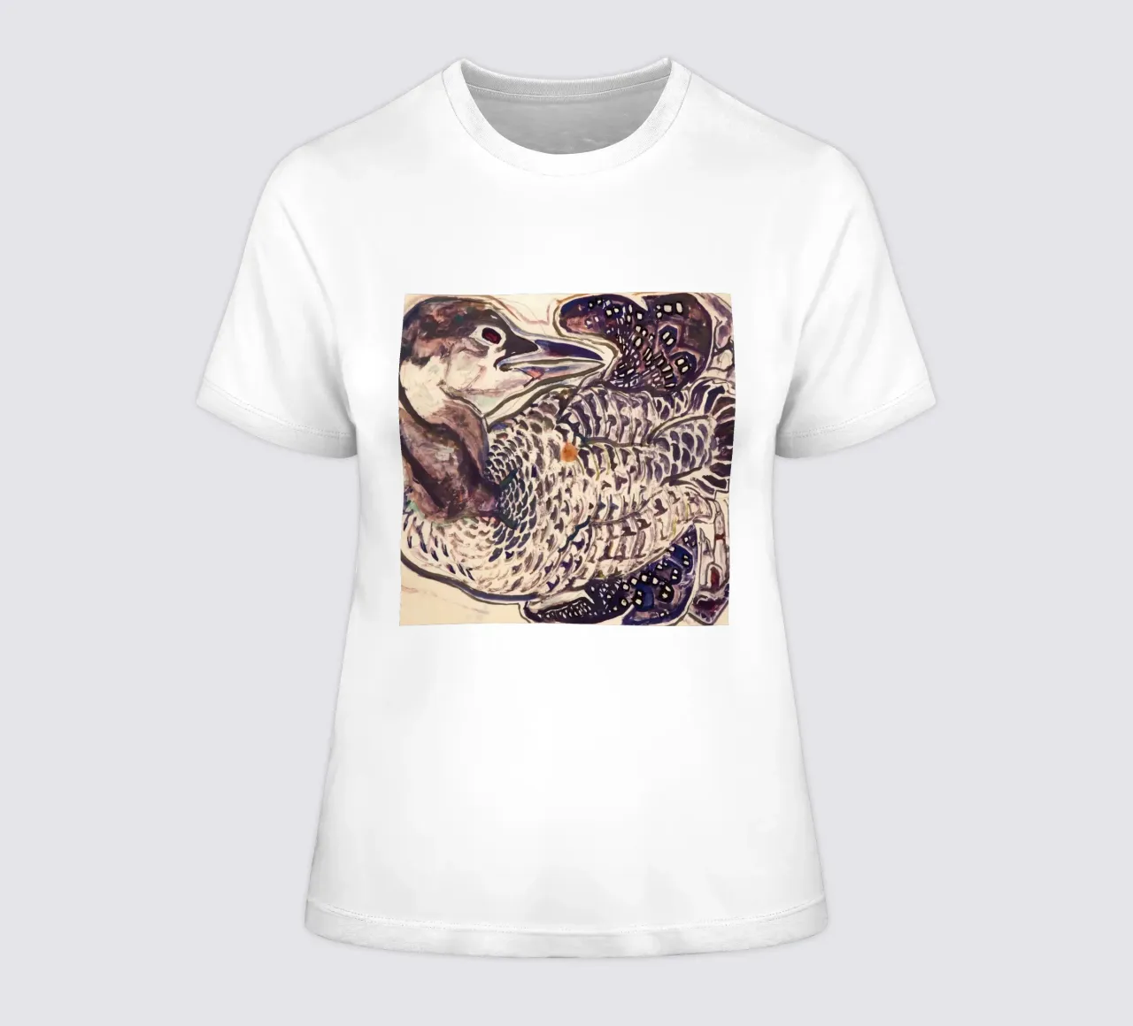 Anatra acquatica t-shirt da donna da Damian Jackson