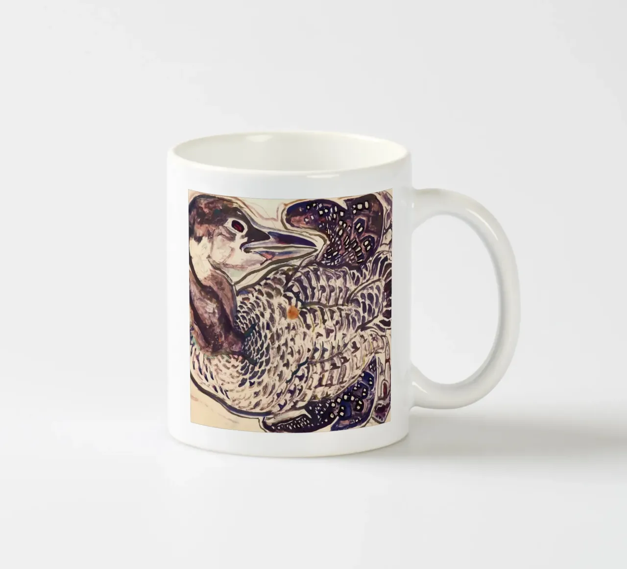 Anatra acquatica tazza in ceramica da Damian Jackson