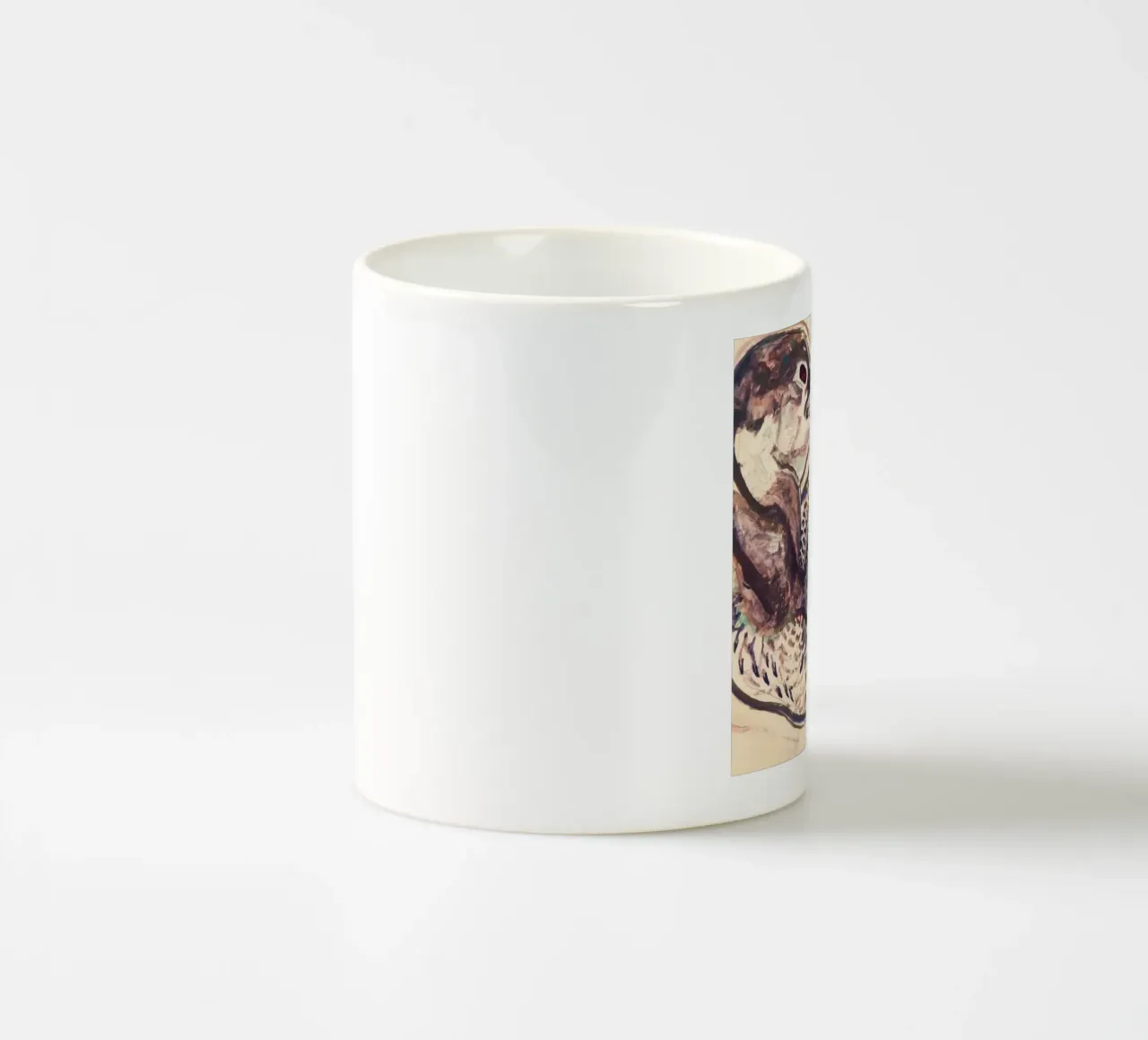 Anatra acquatica tazza in ceramica da Damian Jackson