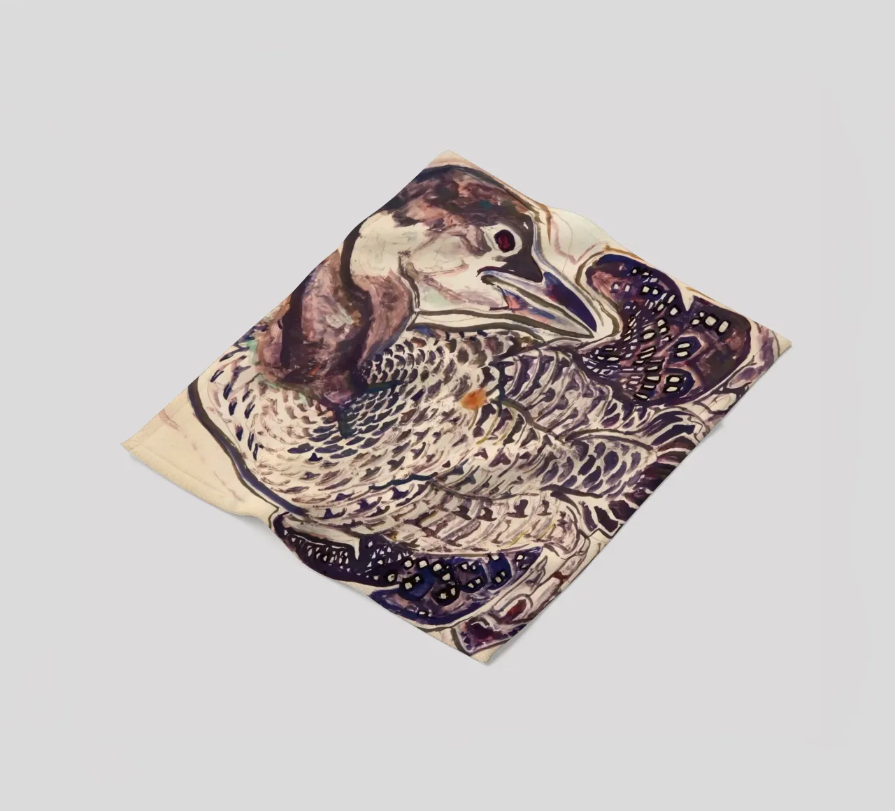 Anatra acquatica coperta in pile da Damian Jackson