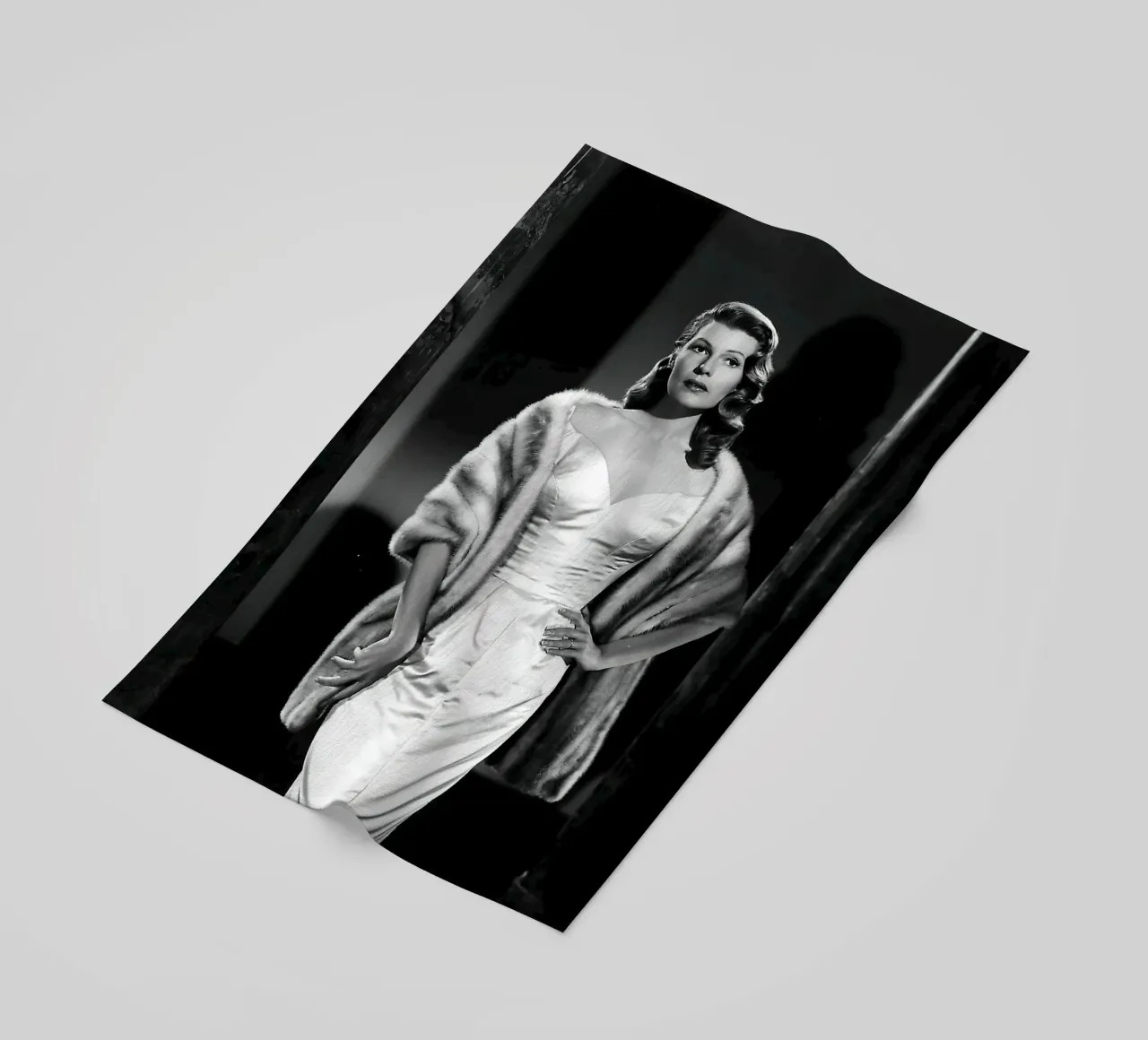 Bellezza Rita Hayworth telo mare da Steve shop