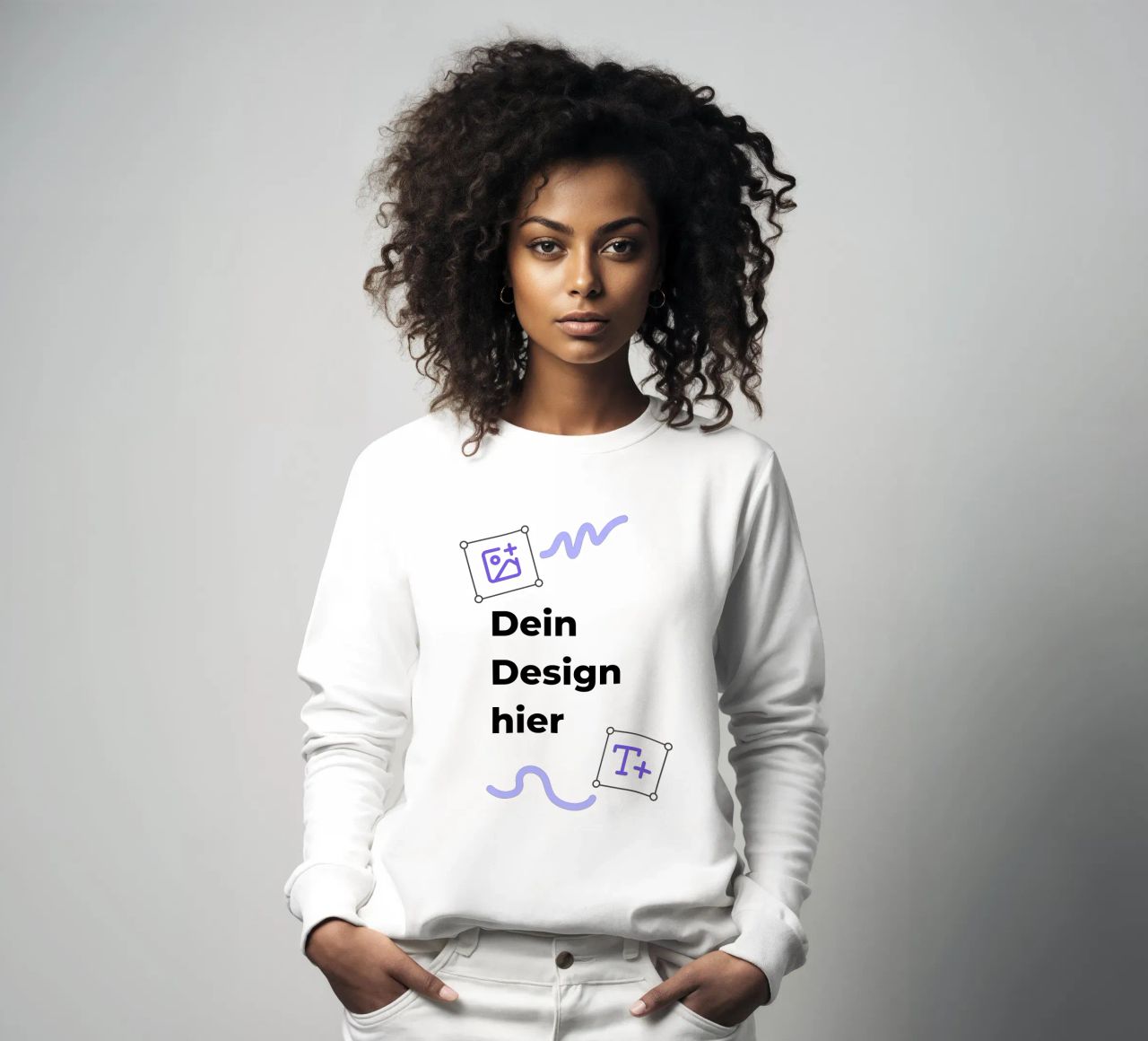 Dein Design hier (Produkt frei wählbar) felpa da JUNIQE