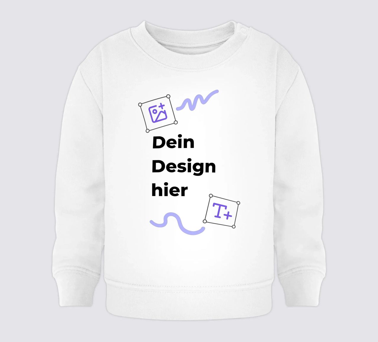 Dein Design hier (Produkt frei wählbar) felpa neonato da JUNIQE