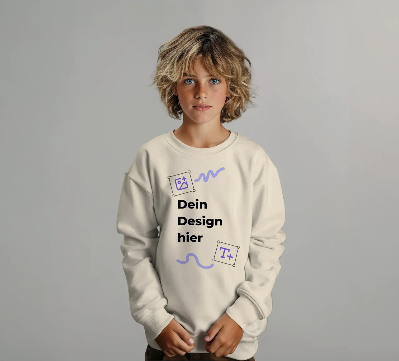 Dein Design hier (Produkt frei wählbar) Kinder Sweatshirt von JUNIQE