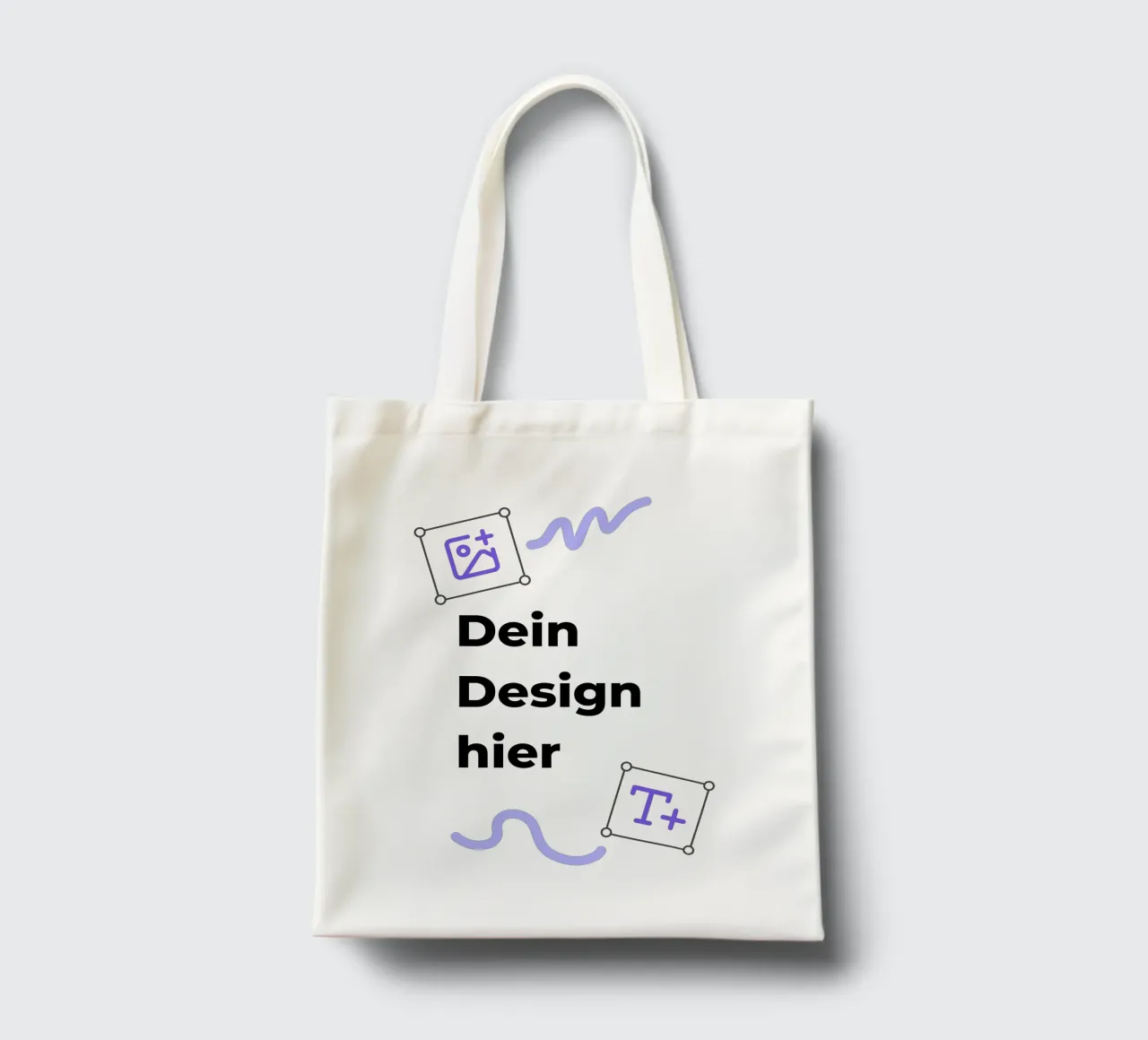 Dein Design hier (Produkt frei wählbar) borsa in juta da JUNIQE