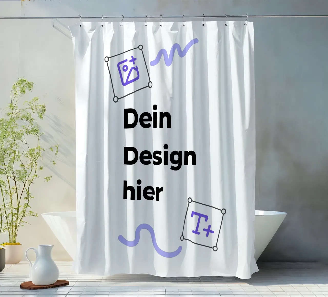 Dein Design hier (Produkt frei wählbar) Duschvorhang von JUNIQE