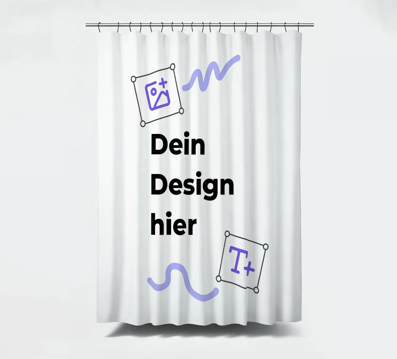 Dein Design hier (Produkt frei wählbar) Duschvorhang von JUNIQE