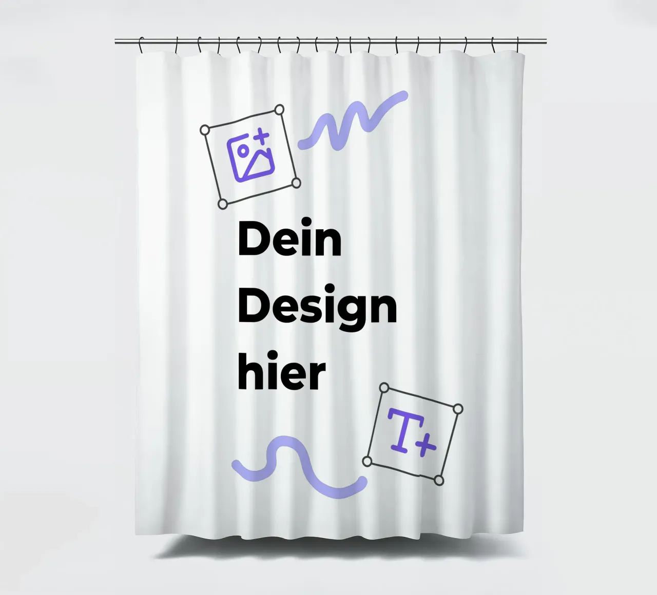 Dein Design hier (Produkt frei wählbar) Duschvorhang von JUNIQE