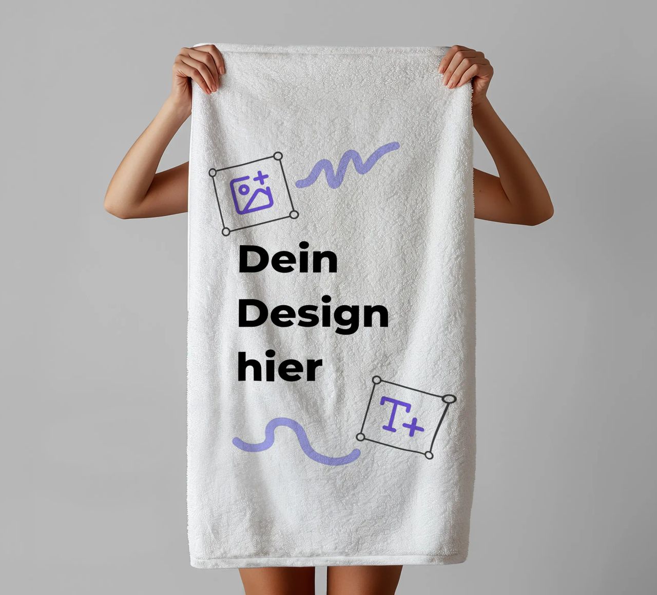 Dein Design hier (Produkt frei wählbar) Handtuch von JUNIQE