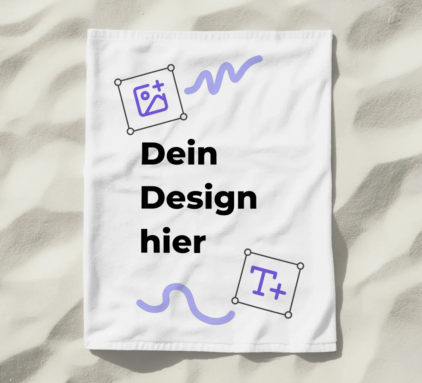 Dein Design hier (Produkt frei wählbar) Strandtuch von JUNIQE