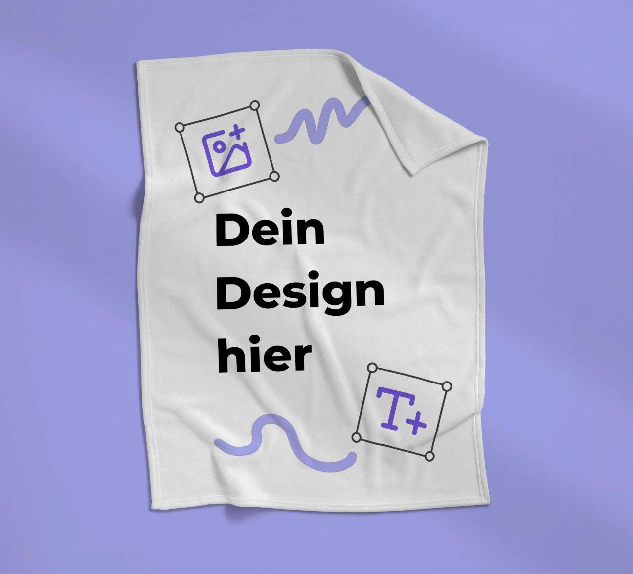 Dein Design hier (Produkt frei wählbar) Fleecedecke von JUNIQE