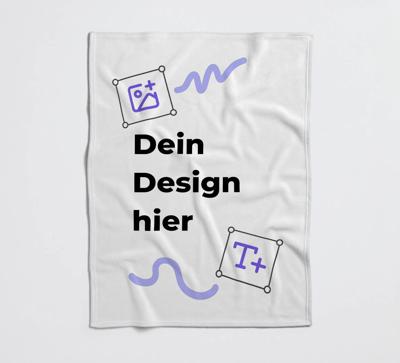 Dein Design hier (Produkt frei wählbar) Fleecedecke von JUNIQE