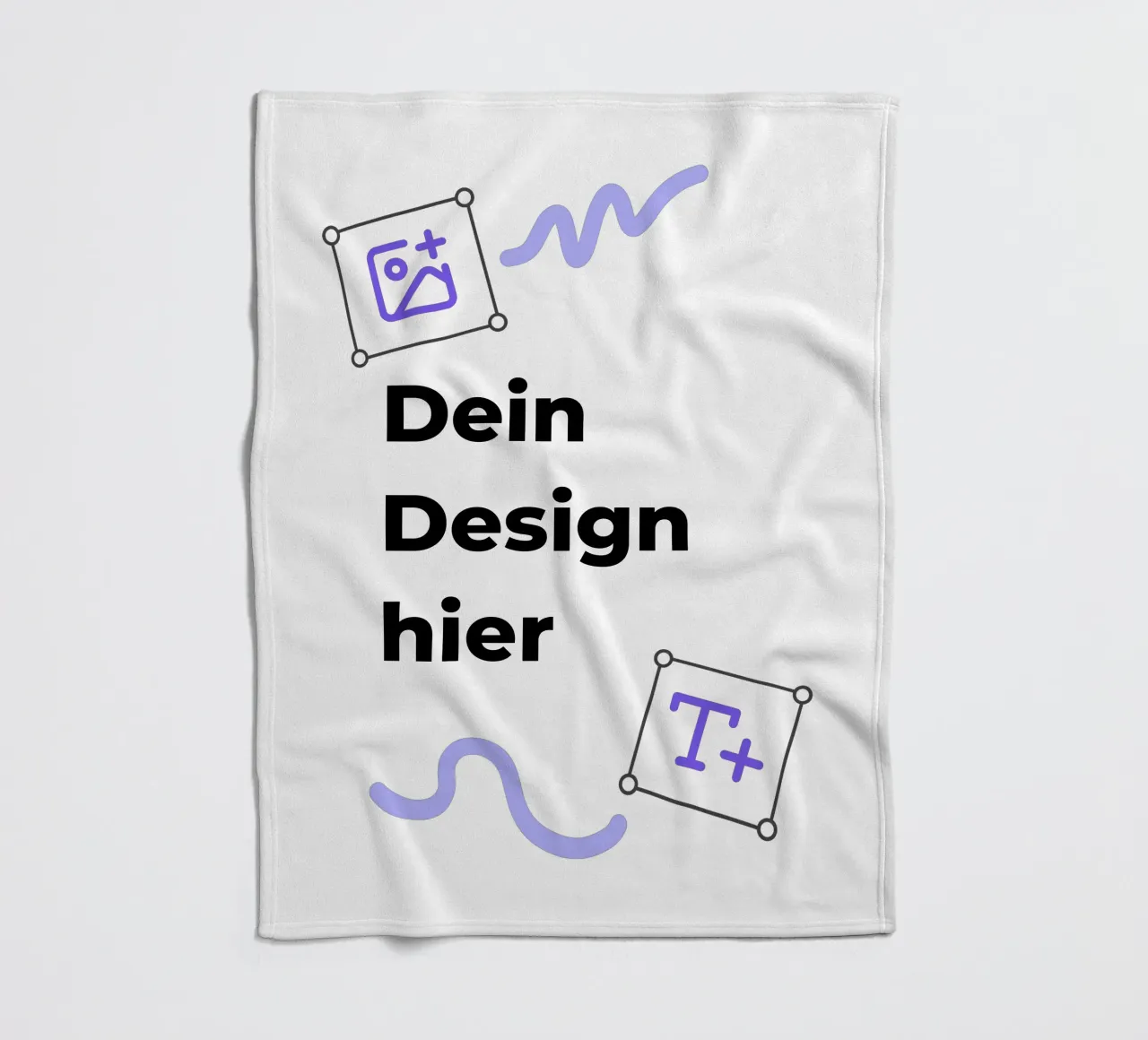 Dein Design hier (Produkt frei wählbar) coperta in pile da JUNIQE