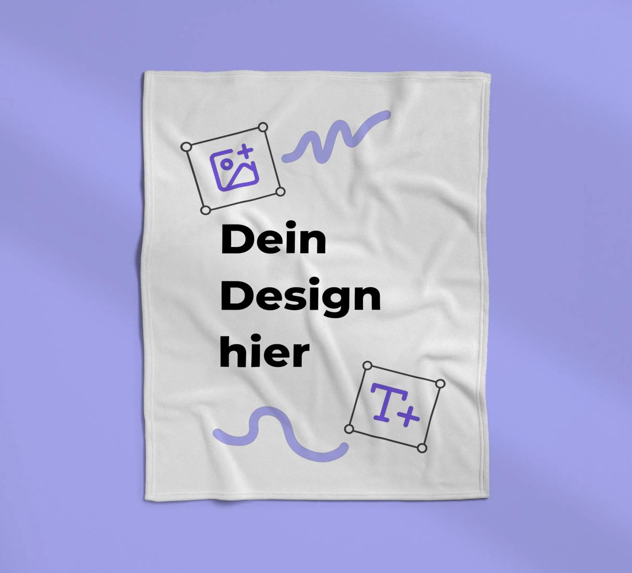 Dein Design hier (Produkt frei wählbar) Fleecedecke von JUNIQE