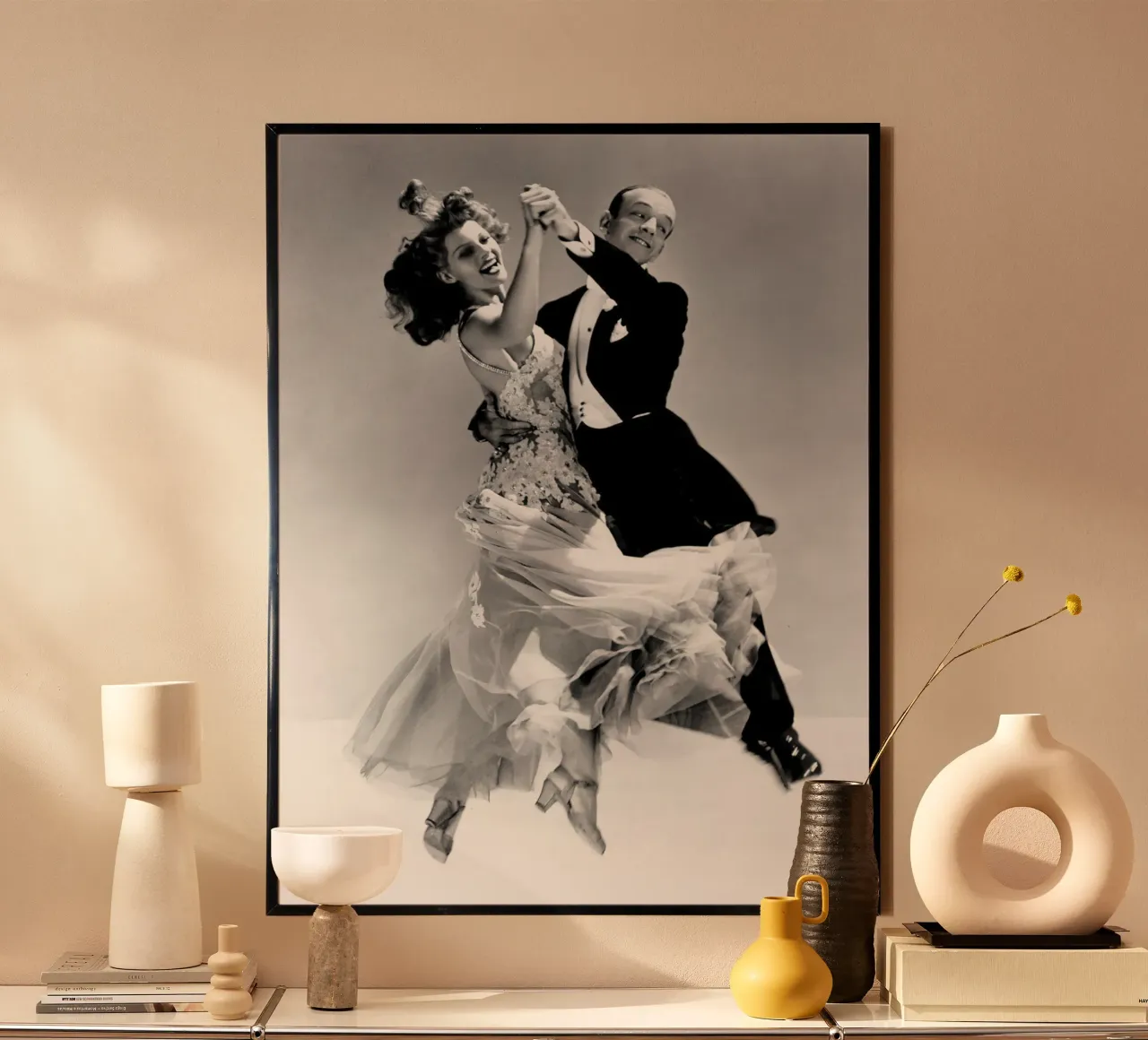 Rita Hayworth e Fred Astaire carta hahnemühle da Steve shop