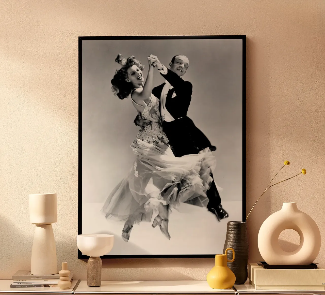 Rita Hayworth e Fred Astaire carta hahnemühle da Steve shop