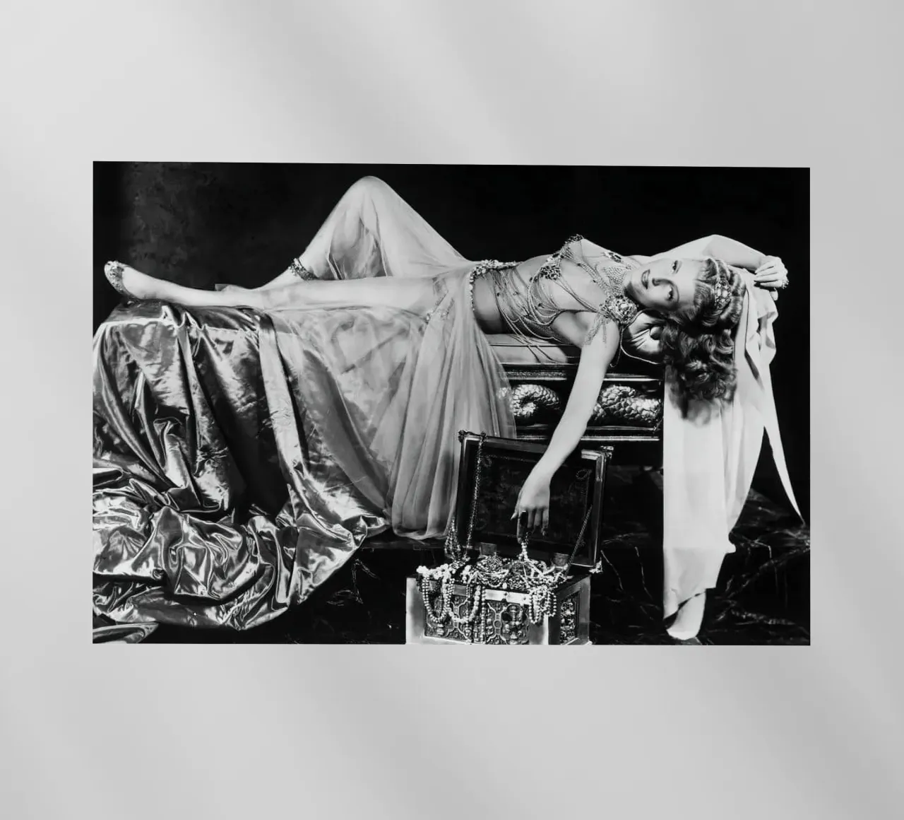 Rita Hayworth d'epoca pellicola backlit da Steve shop