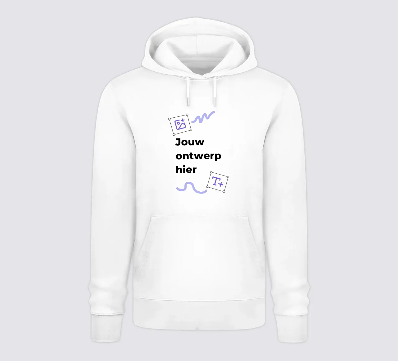 Jouw ontwerp hier sudadera con capucha de JUNIQE