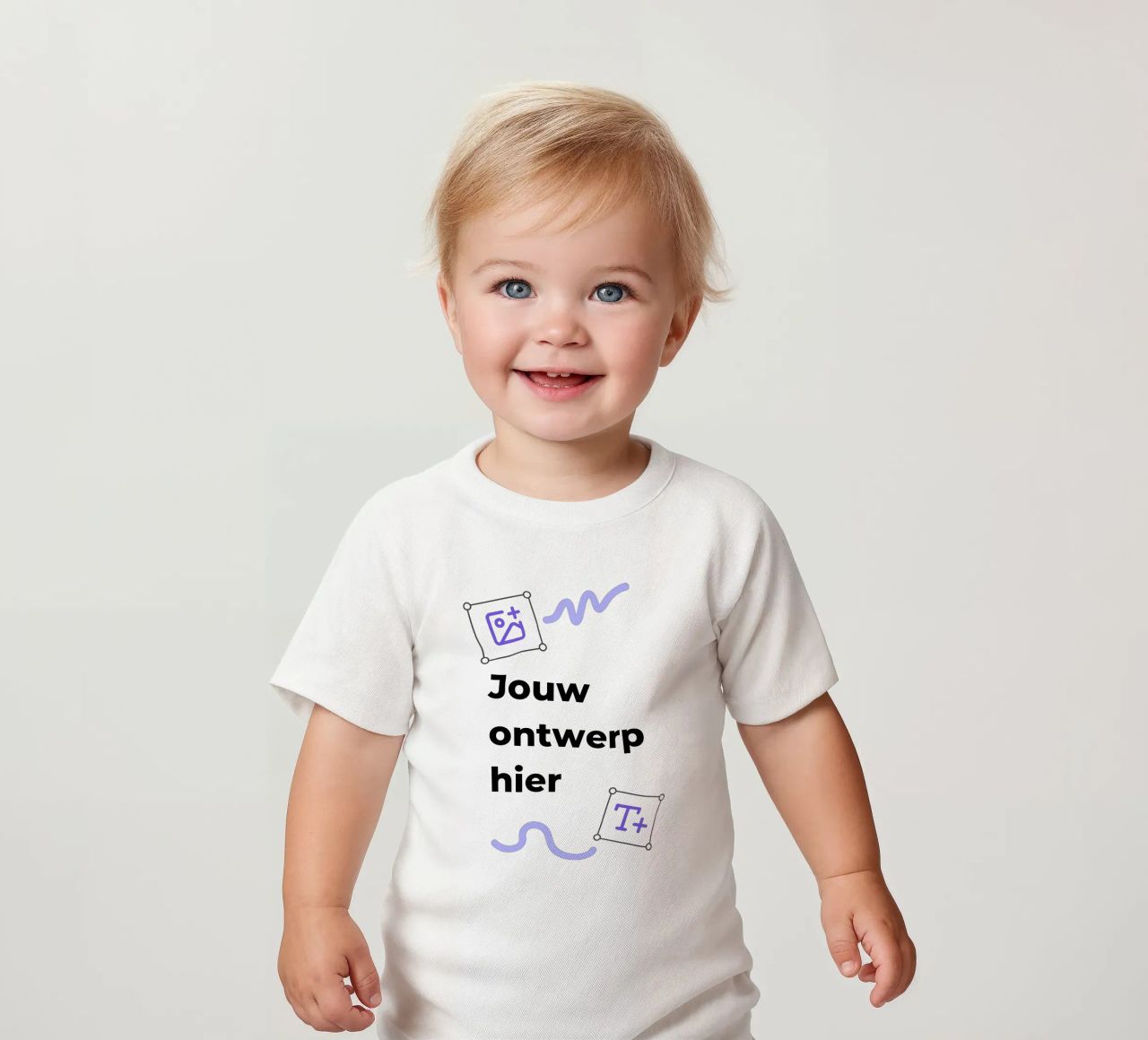 Jouw ontwerp hier maglietta neonato da JUNIQE