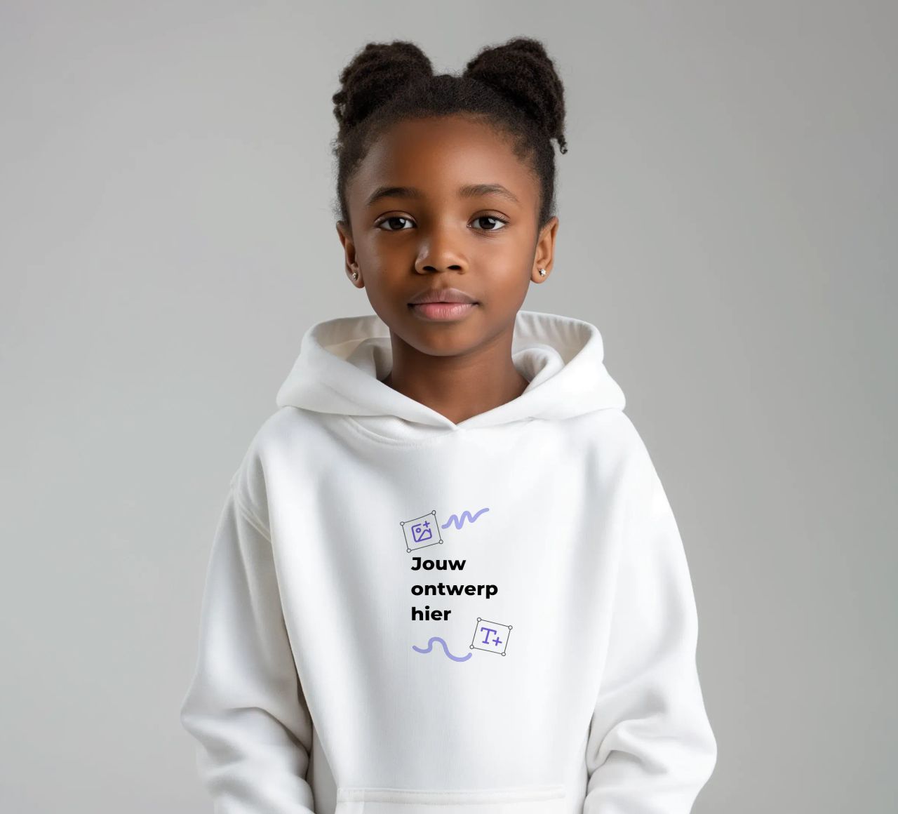 Jouw ontwerp hier kinder hoodie van JUNIQE