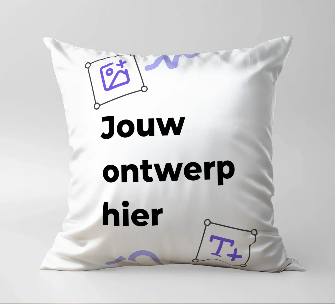 Jouw ontwerp hier kussen van JUNIQE