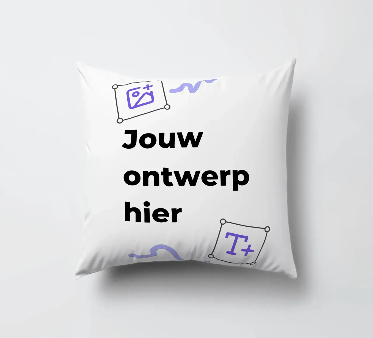 Jouw ontwerp hier kussen van JUNIQE