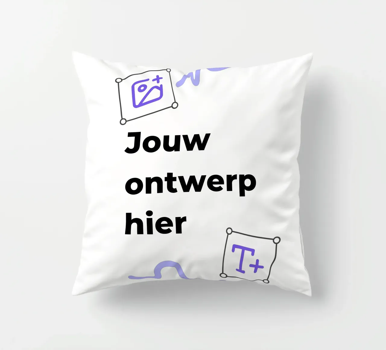 Jouw ontwerp hier kussen van JUNIQE
