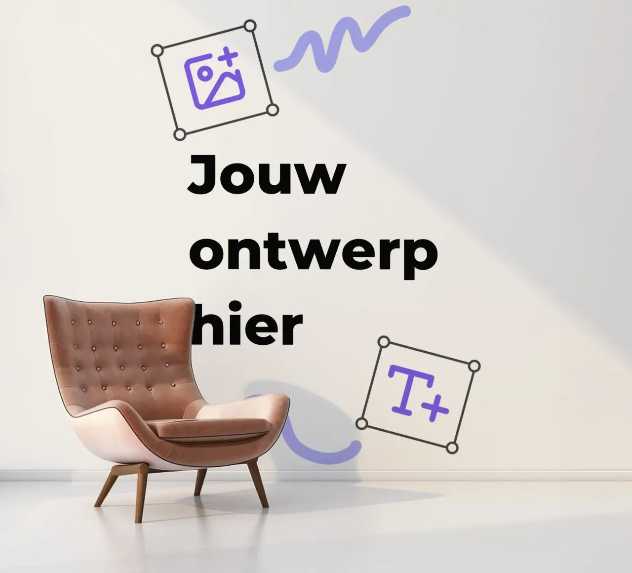 Jouw ontwerp hier fotobehang van JUNIQE