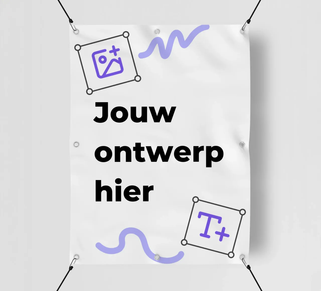 Jouw ontwerp hier pvc-zeil van JUNIQE