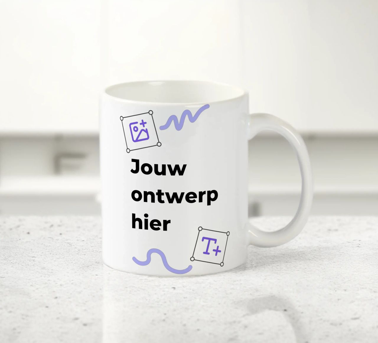 Jouw ontwerp hier tazza in ceramica da JUNIQE