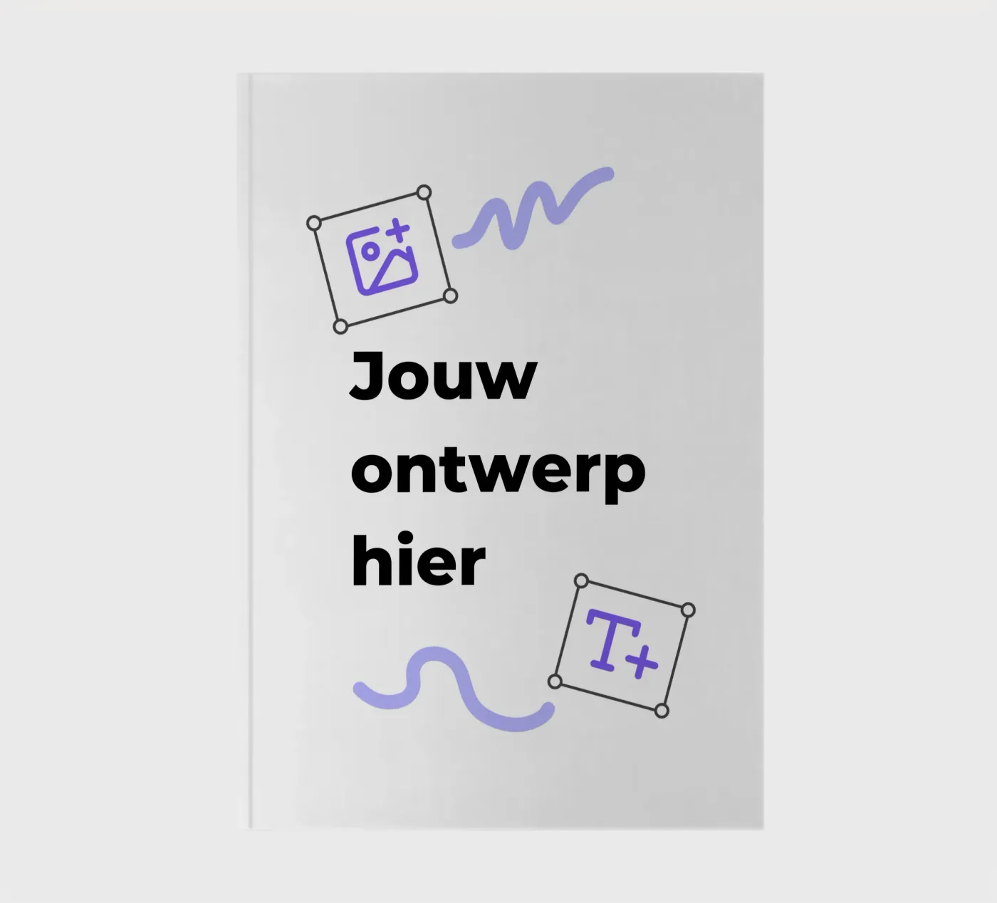 Jouw ontwerp hier notitieboek van JUNIQE