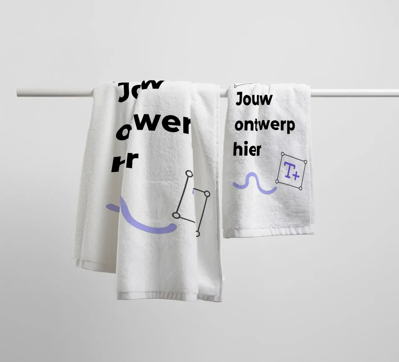 Jouw ontwerp hier badhanddoek van JUNIQE