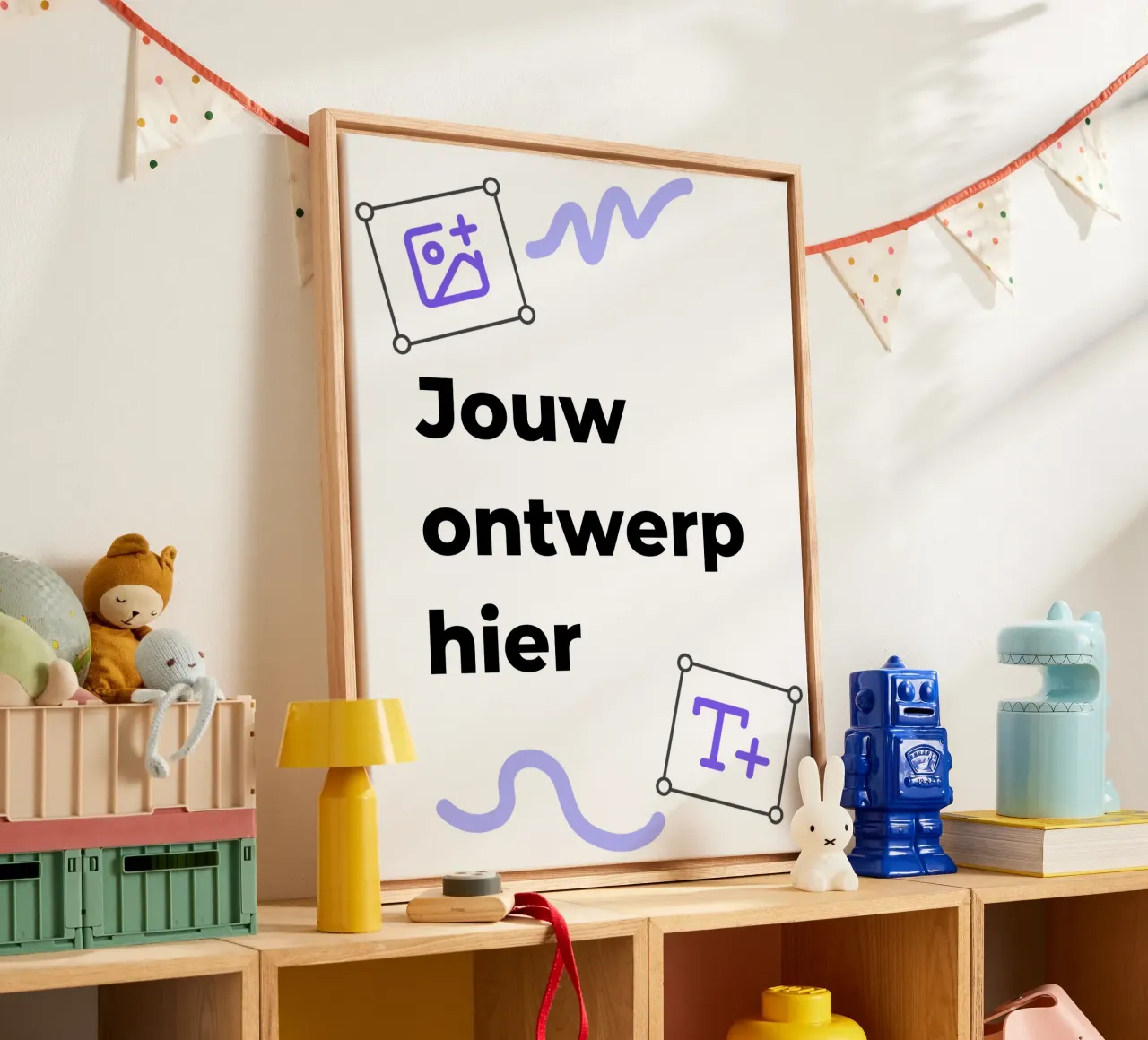 Jouw ontwerp hier canvas van JUNIQE