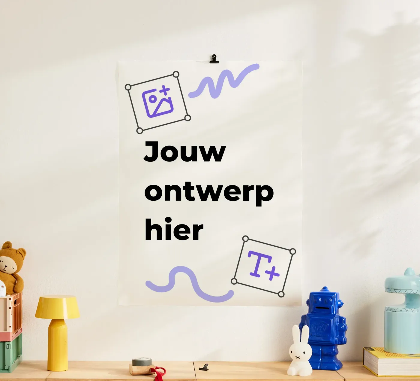 Jouw ontwerp hier poster da JUNIQE