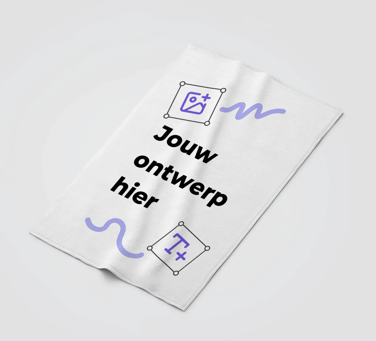 Jouw ontwerp hier coperta in pile da JUNIQE