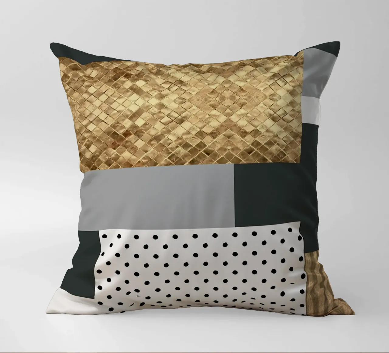 gray abstract cuscino da vintageshop