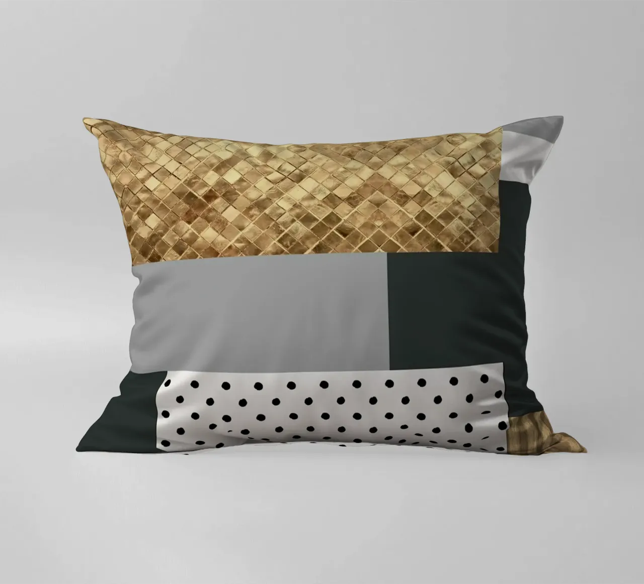 gray abstract cuscino da vintageshop