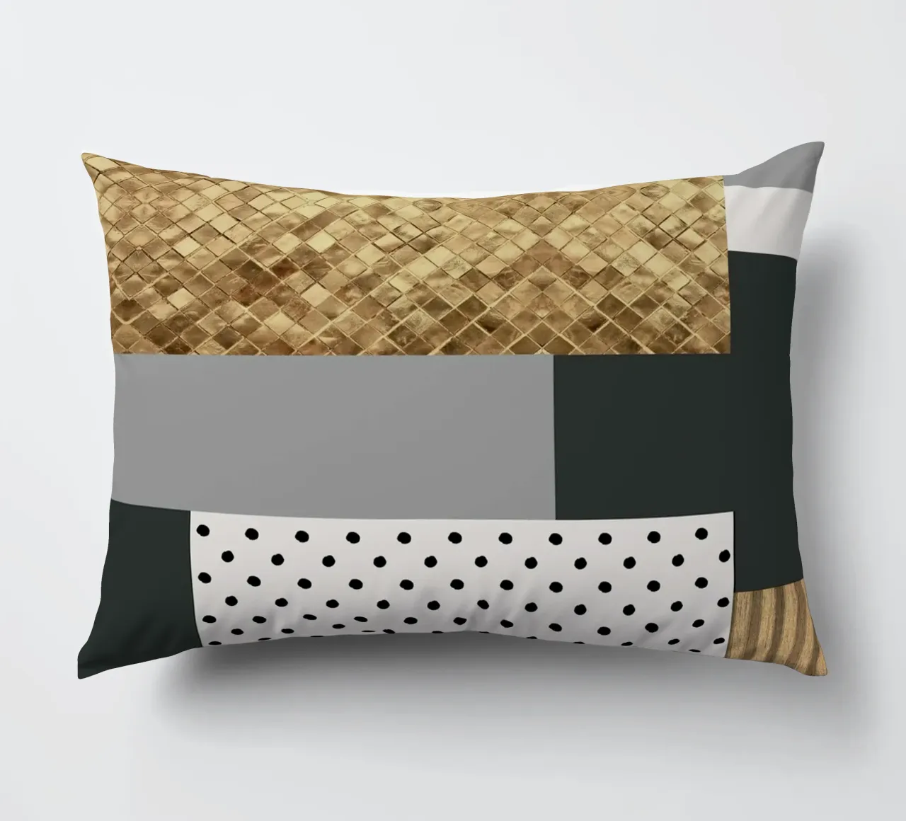 gray abstract cuscino da vintageshop