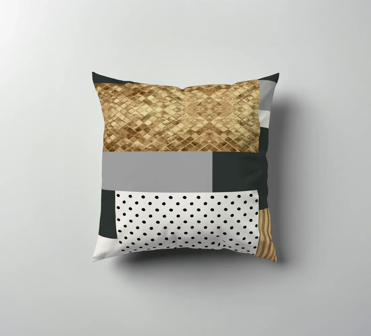 gray abstract cuscino da vintageshop