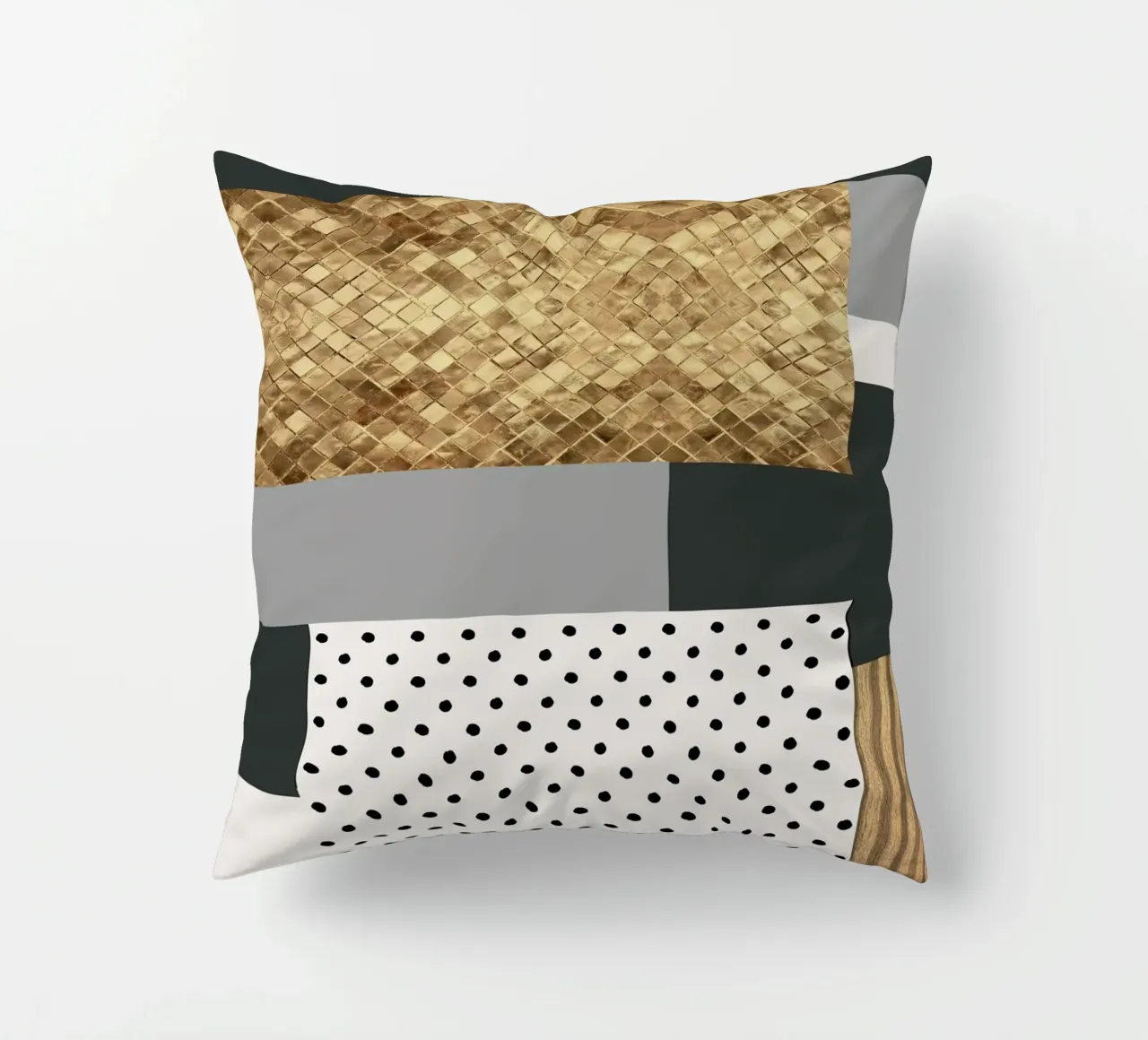 gray abstract cuscino da vintageshop