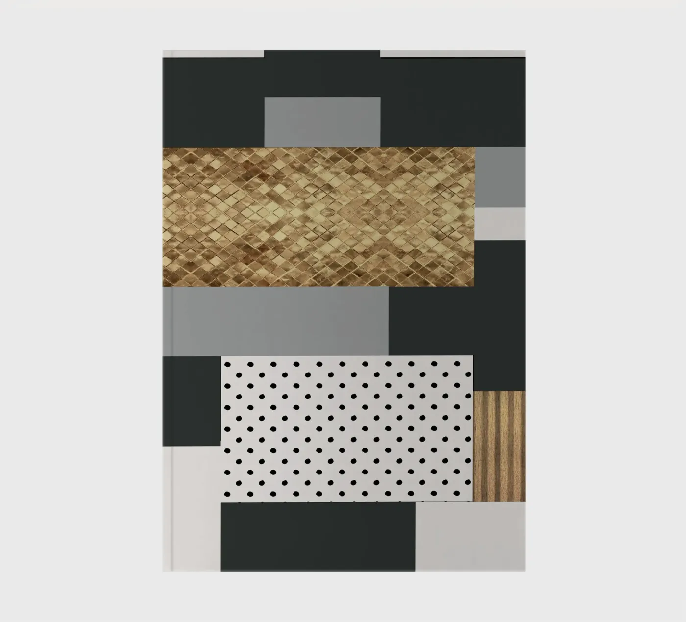 gray abstract notebook by vintageshop