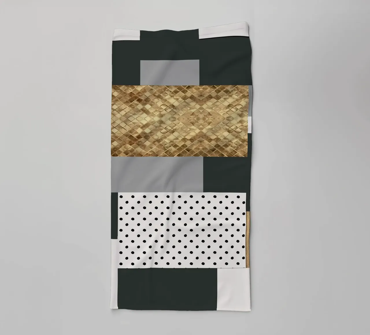 gray abstract asciugamano da bagno da vintageshop