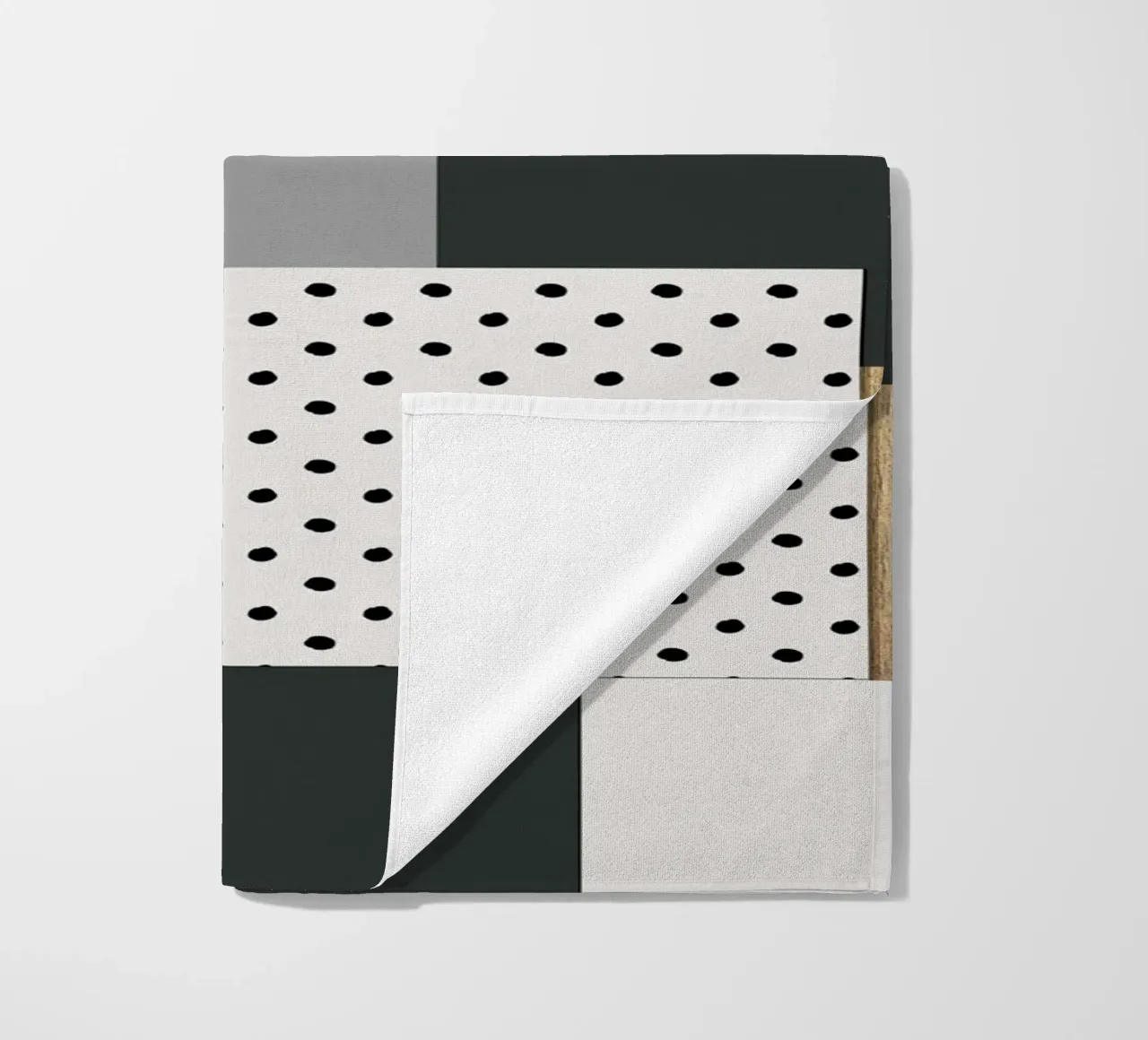 gray abstract telo mare da vintageshop