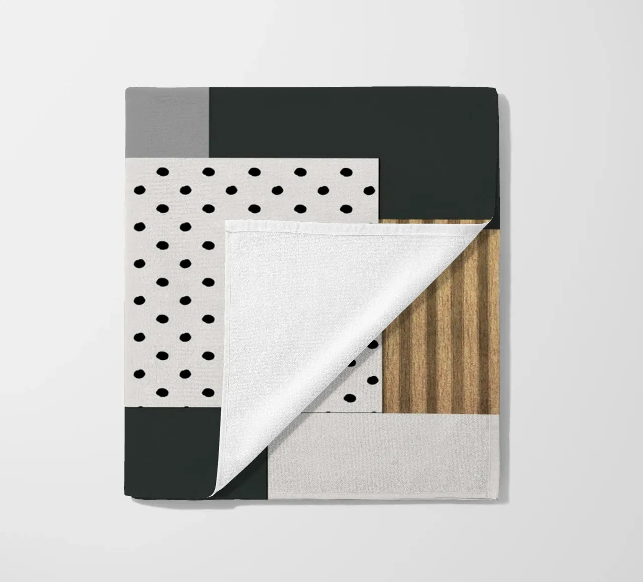 gray abstract telo mare da vintageshop