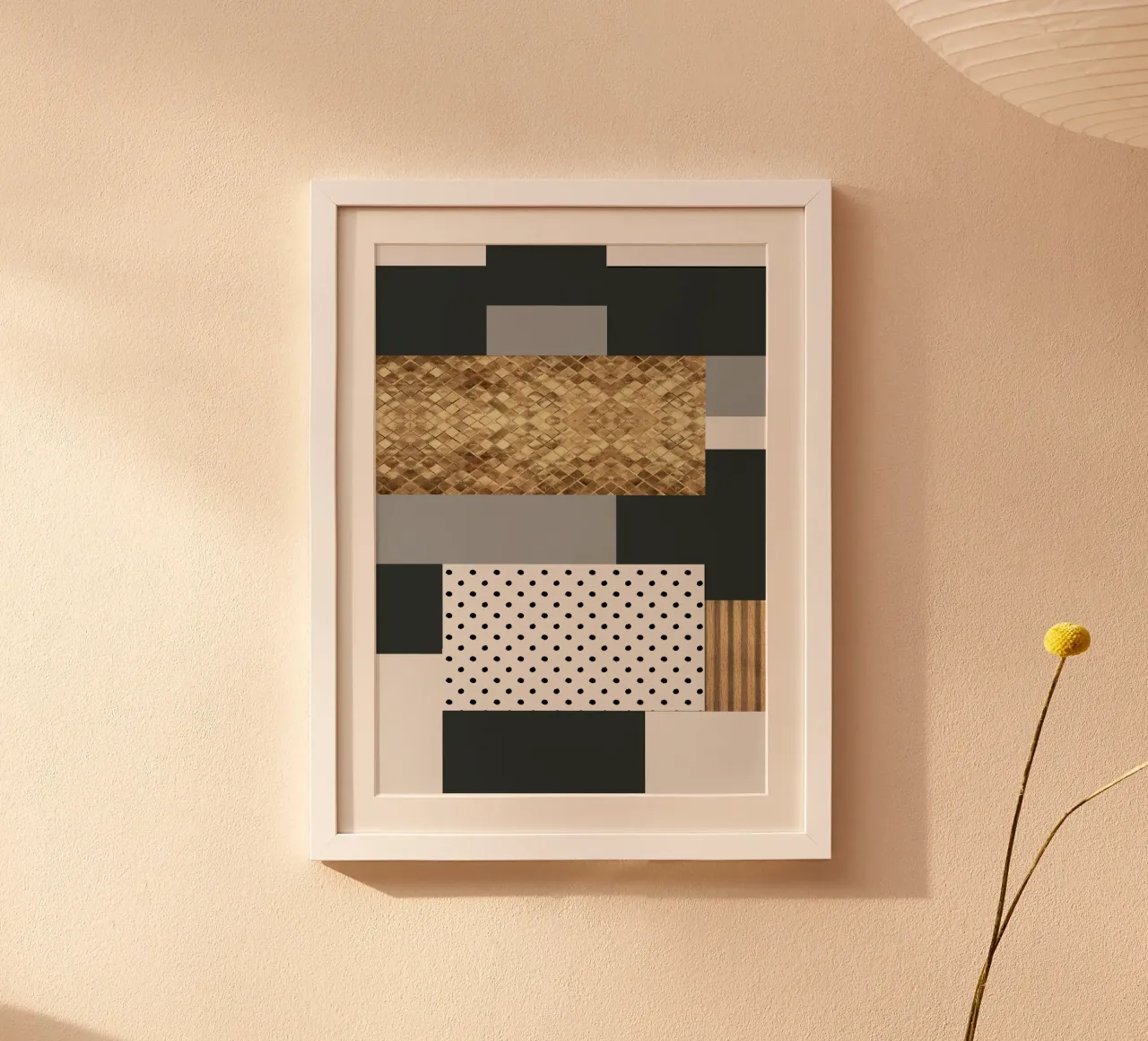 gray abstract poster da vintageshop