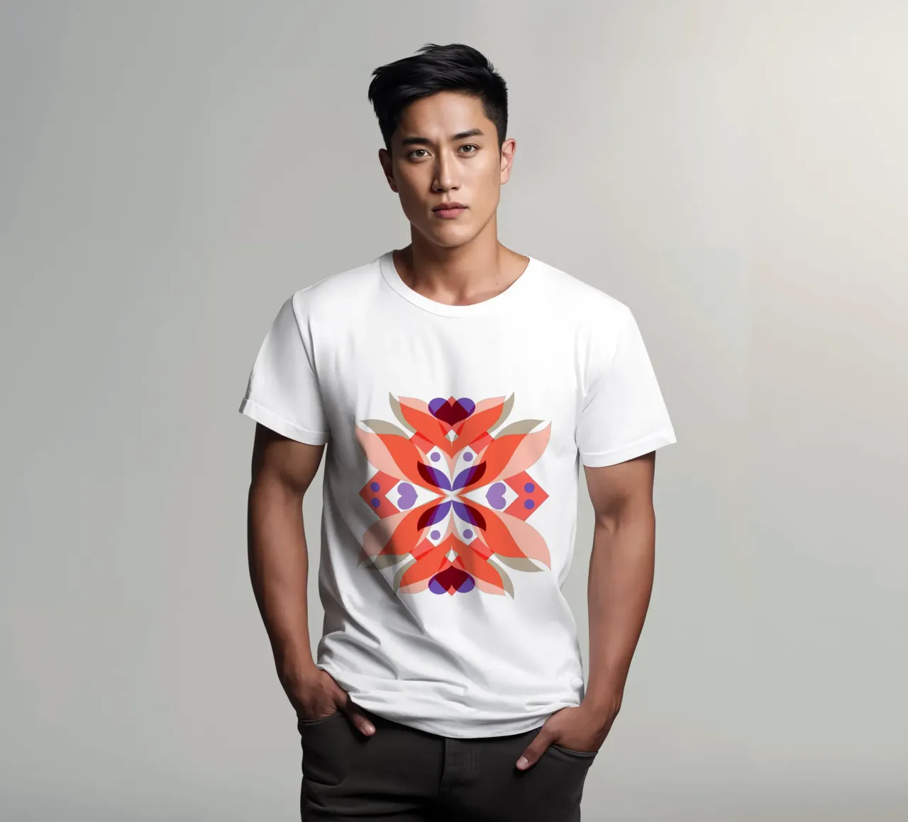 Cuori botanici t-shirt da Pintilina