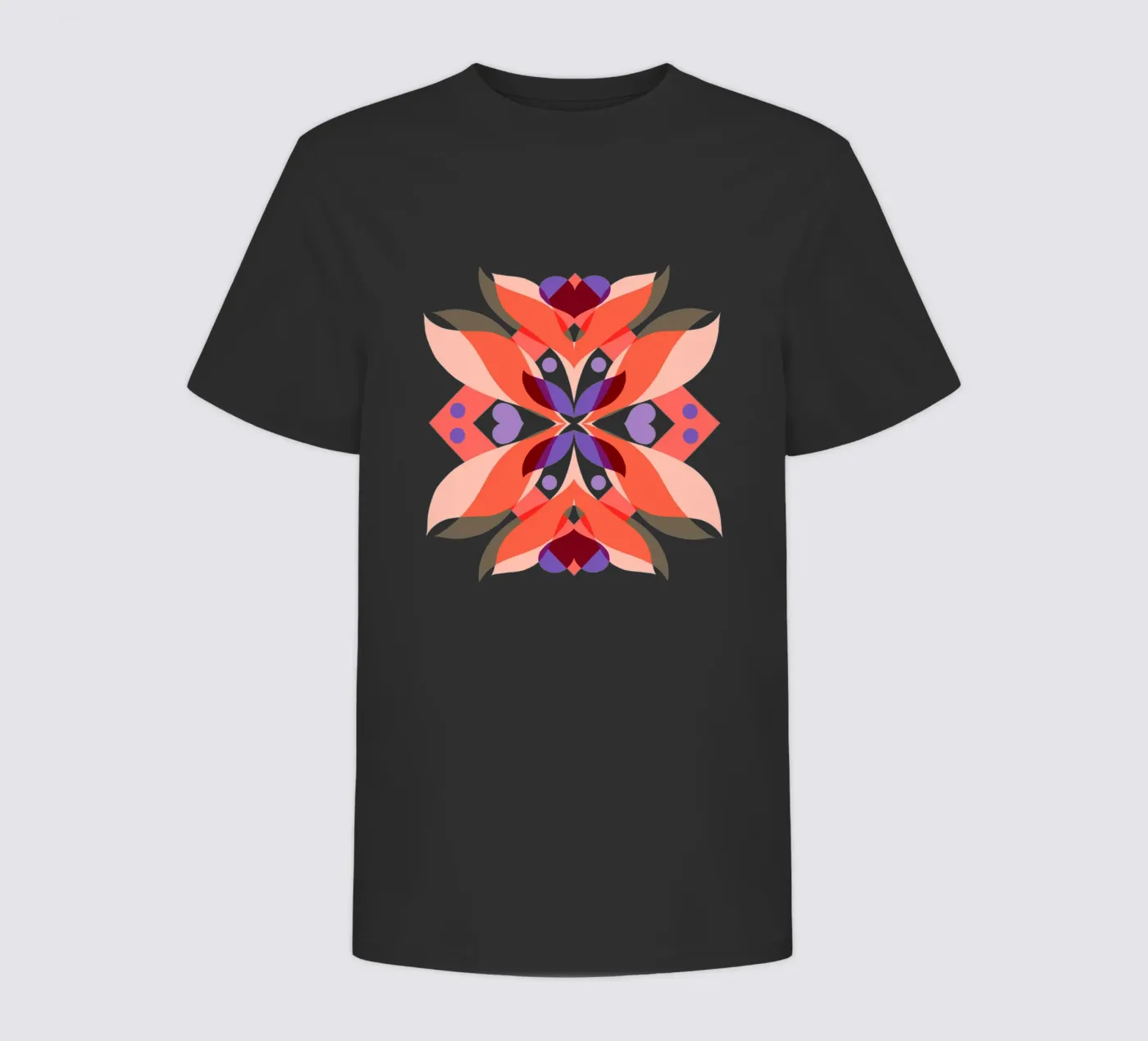 Cuori botanici t-shirt bambini da Pintilina