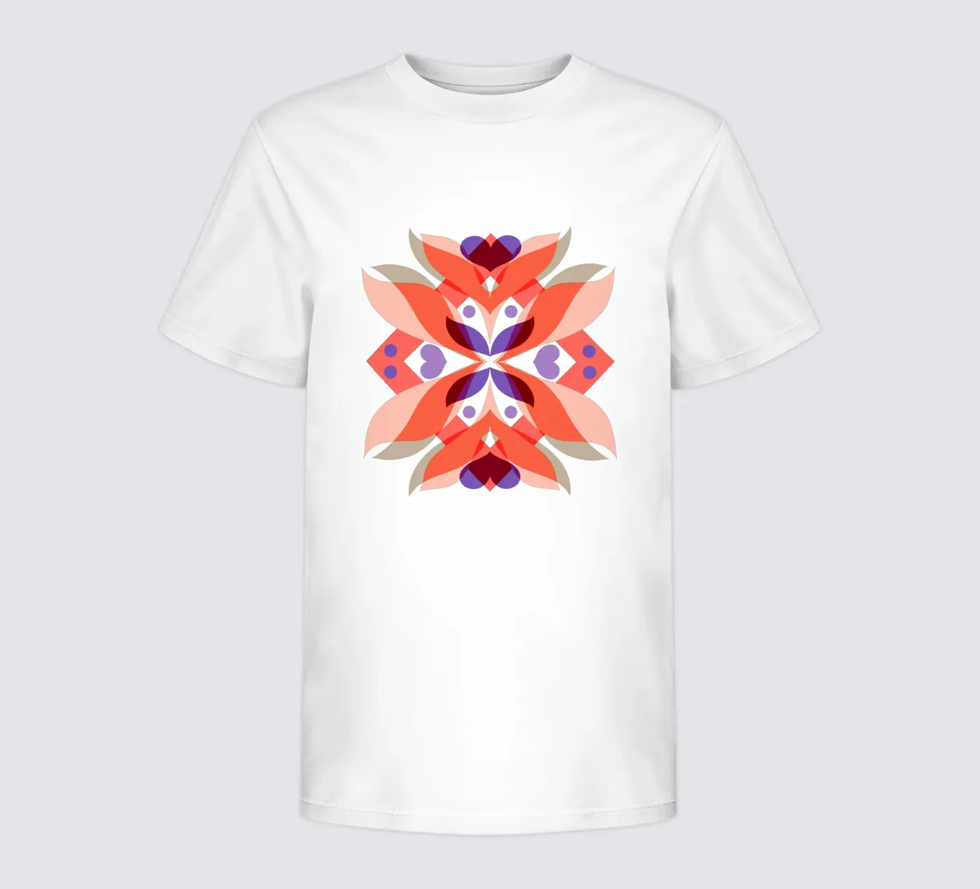 Cuori botanici t-shirt bambini da Pintilina