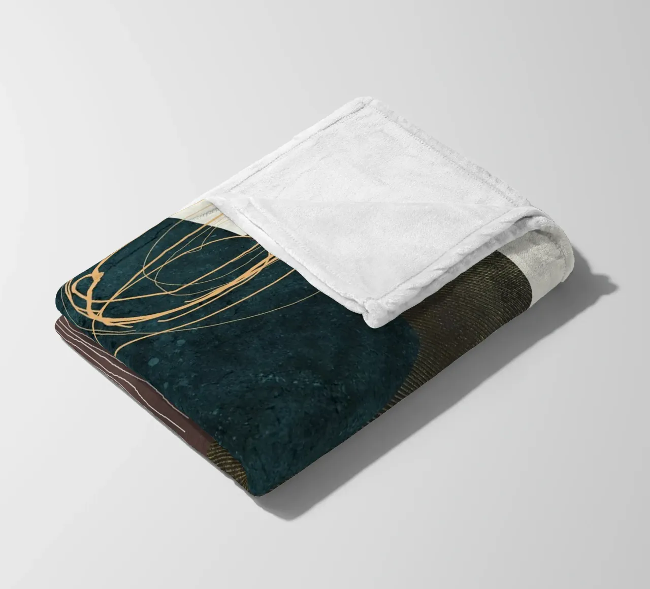 abstract boho x coperta in pile da vintageshop